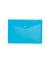 Dokumententasche 20076, A4, transparent blau, Polypropylen (PP), Druckknopf