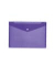 Dokumententasche Brieftaschen - Kollektion 20078, Din A4 quer, transparent violett, Polypropylen (PP), Druckknopf