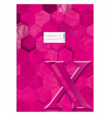 Heftschoner Karton A4 Serie X pink
