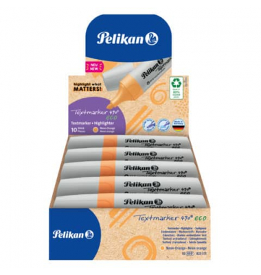 Textmarker 823371, neonorange, 1,2-5mm Keilspitze