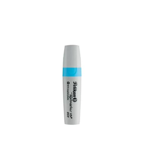 10 Stück Pelikan Textmarker 823395, neonblau, 1,2+5mm  4012700823397 Pelikan