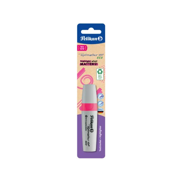 8 Stück Pelikan Textmarker 823418, neonrosa, 1-5mm  4012700823410 Pelikan