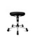 Hocker BAL27G20H, schwarz, mit Rollen, bis 110