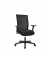 B&uuml;rodrehstuhl Free Point Somo GREEN, schwarz / schwarz, mit Armlehnen, bis 110kg, ohne Kopfst&uuml;tze