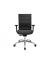 B&uuml;rodrehstuhl SITNESS AIRWORK, schwarz / silber, mit Armlehnen, bis 110kg, ohne Kopfst&uuml;tze
