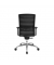 B&uuml;rodrehstuhl SITNESS AIRWORK, schwarz / silber, mit Armlehnen, bis 110kg, ohne Kopfst&uuml;tze