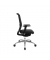 B&uuml;rodrehstuhl SITNESS AIRWORK, schwarz / silber, mit Armlehnen, bis 110kg, ohne Kopfst&uuml;tze