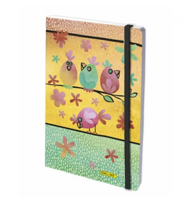 Notizbuch 18032, Bullet Journal, bunt, A5, punktkariert, 120g, 72 Blatt / 144 Seiten