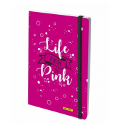 Notizbuch 18033, Bullet Journal, pink, A5, punktiert, 120g, 72 Blatt / 144 Seiten