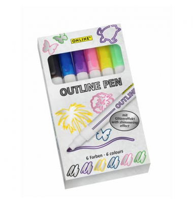 Faserschreiberetui Outline Pen