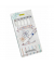 Fineliner-Set 2 Lines Pen, 18617, wei&szlig;/farbig (Schreibfarbe: 6-farbig sortiert), je 0,5mm