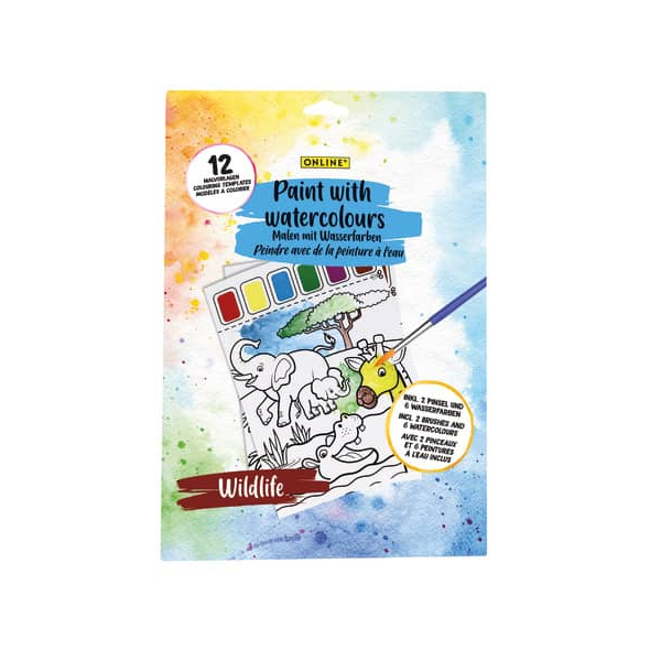 6 Stück Online Malmappe 12BL Motion 4014421610485 Online