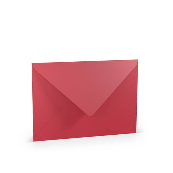 25 Stück Rössler Designbriefumschlag Paperado 16401336, C4, nassklebend, 100g, rot 4014969045442 Rössler
