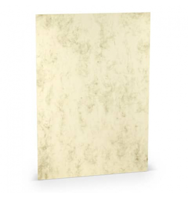 Briefkarten 16406406 220g Marmora chamois Papier