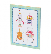 Briefmappe Robots