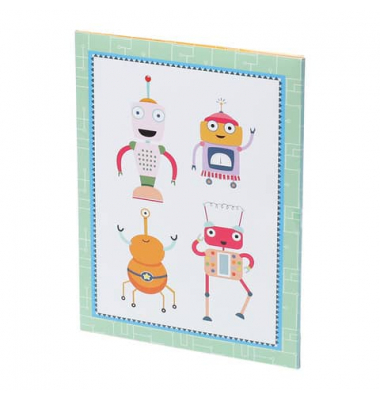 Briefmappe Robots