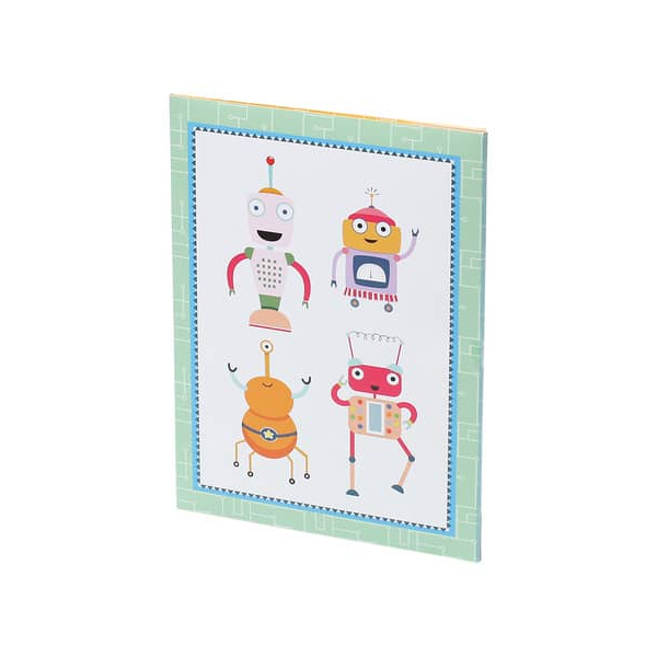 6 Stück Rössler Briefmappe Robots 4014970454233 RÖSSLER