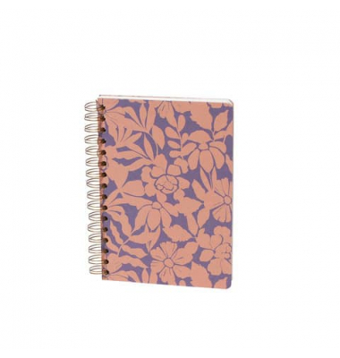 Notizbuch 18741500101, violett, A5, blanko, 80 Blatt / 160 Seiten