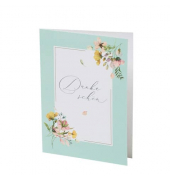 Briefkarten 1190191544 DIN B6 (12,5 cmx17,6 cm) "Dankesch&ouml;n" bunt