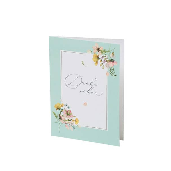 6 Stück Rössler Briefkarten 1190191544 DIN B6 (12,5 cmx17,6 cm) Dankeschön bunt 4014970459504 Rössler