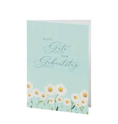 Briefkarten 1190191545 DIN B6 (12,5 cmx17,6 cm) "Alles Gute zum Geburtstag" bunt