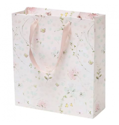 Geschenktasche 13717192000 Forever, neutral, Schleifenband, 230mm x 265mm