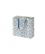 Geschenktasche 13681515000, neutral, Tragehenkel Schleifenband, Blumenmuster, 230mm x 230mm
