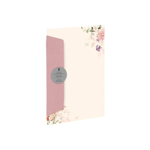 5 Stück Rössler Briefpapier 11341697800, /Umschlag rosa, Midsummer, A4, 100g 4014970466564 Rössler 5 Stück