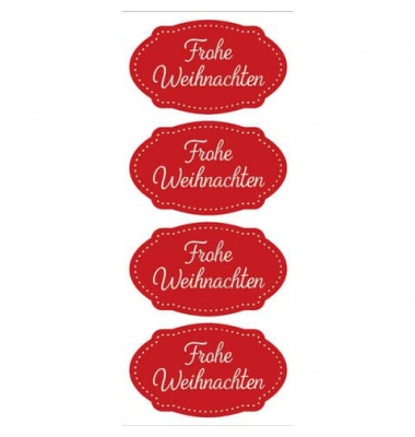 Weihnachtsetikett