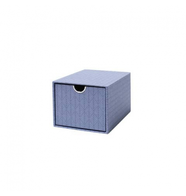 Schubladenbox Leaf Blue