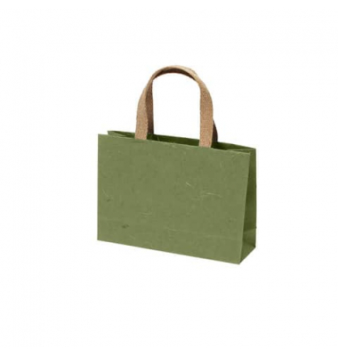 Geschenktasche 13711541000 Coco, neutral, Jutehenkel, 260mm x 200mm