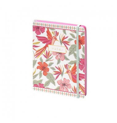 Notizbuch 18811565001, bunt, 15,3x20,2cm, liniert, 100g, 128 Blatt / 256 Seiten