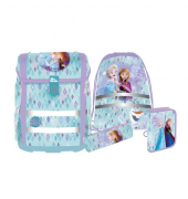 Schulranzen-Set 9658269000 Perfecto, Disney Frozen, mit Einhand-Magnet-Schloss