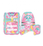 Schulranzen-Set 9658271000 Perfecto, Disney Minnie Mouse, mit Einhand-Magnet-Schloss