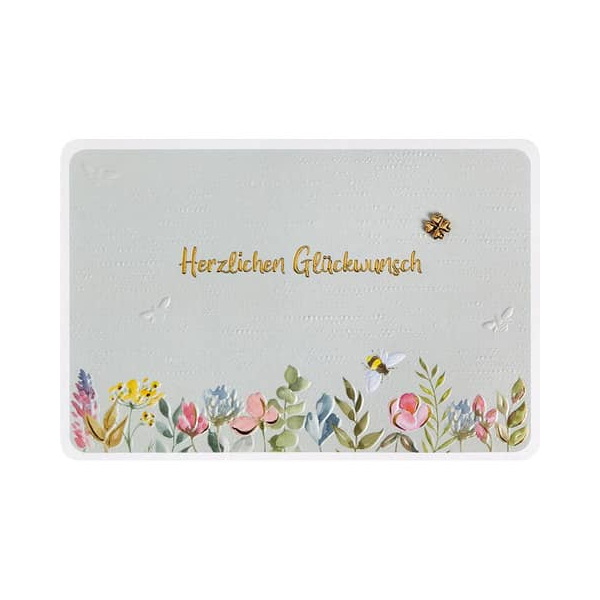 3 Stück Perleberg Allgem.Glückwunschkarte Finest 4027421722072 Perleberg