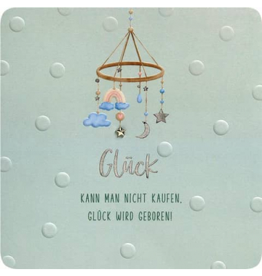 Glückwunschkarten 7852001-2 150mm x 150mm (BxH) bunt