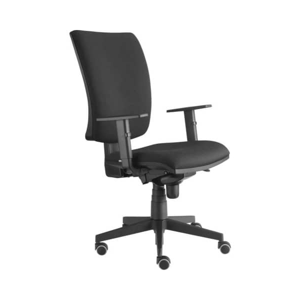 4032062148877 - Bürodrehstuhl AL Solid1 schwarz mit Armlehnen bis 130kg nein 4032062148877 Hammerbacher