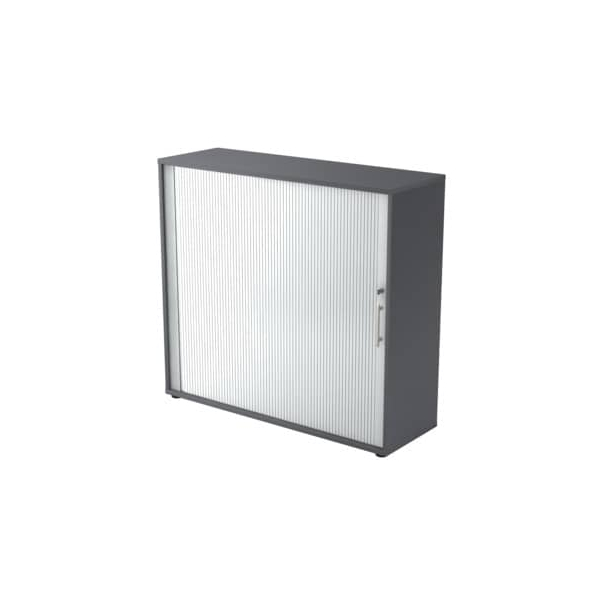 4032062162583 - Rollladenschrank Haziender V1733S G S RE abschließbar 3 OH graphit silber 120x110x40cm (BxHxT) 4032062162583 Hammerbacher