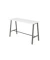 Stehtisch VMPA17/W/T 104,2cm (H), 175x68cm (BxT), rechteckig, weiß / grau