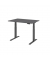 Sitz-Steh-Schreibtisch Basic, elektrisch h&ouml;henverstellbar, 64-129cm (H), 120x80cm (BxT), rechteckig, graphit / graphit