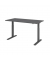 Schreibtisch, elektrisch höhenverstellbar, 70-120cm (H), 160x80cm (BxT), rechteckig, graphit / graphit