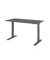 Schreibtisch XMKA, elektrisch h&ouml;henverstellbar, 70-120cm (H), 160x80cm (BxT), rechteckig, graphit / graphit