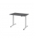 Schreibtisch, elektrisch höhenverstellbar, 71-120cm (H), 120x80cm (BxT), rechteckig, graphit / silber