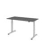 Schreibtisch, elektrisch höhenverstellbar, 73-119cm (H), 160x80cm (BxT), rechteckig, graphit / silber