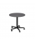 Besprechungstisch VST08/G/D, sufenlos über Gasdruckfeder höhenverstellbar 72 - 114 cm, (H), 80x80cm (BxT), rund, graphit / schwa