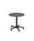 Besprechungstisch VST08/G/D, sufenlos über Gasdruckfeder höhenverstellbar 72 - 114 cm, (H), 80x80cm (BxT), rund, graphit / schwa