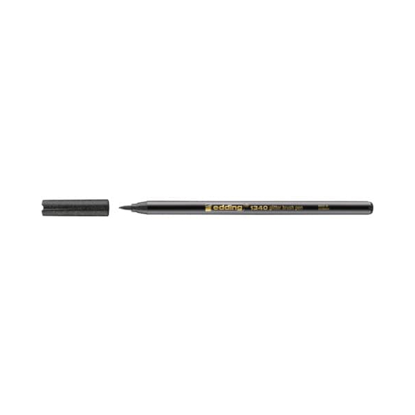 10 Stück Edding Faserschreiber schwarz glitzer 4057305059581 Edding