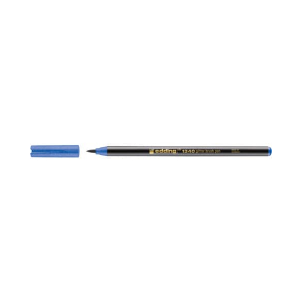 10 Stück Edding Faserschreiber blau glitzer 4057305059604 Edding