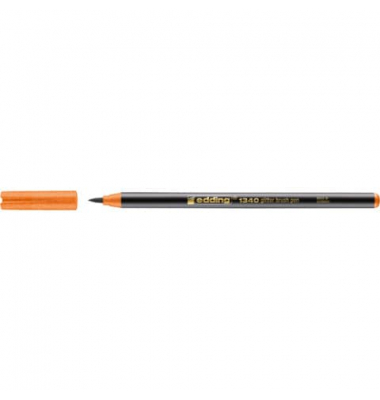 Faserschreiber orange glitzer