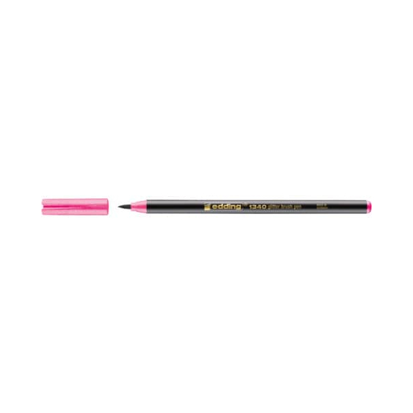 10 Stück Edding Faserschreiber pink glitzer 4057305059659 Edding
